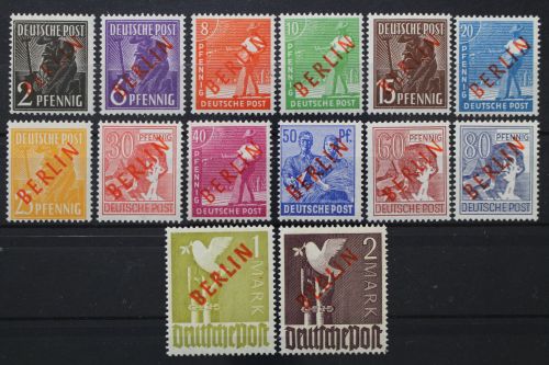 Berlin, MiNr. 21-34, postfrisch, BPP Signatur