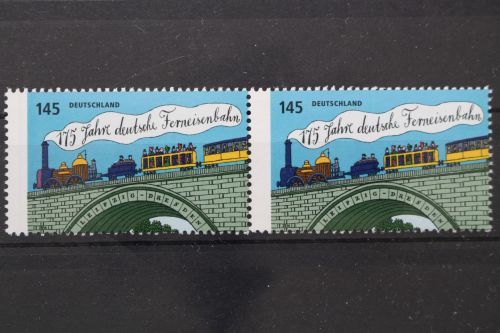 Deutschland (BRD), MiNr. 3070 PF II, waagerechtes Paar, postfrisch