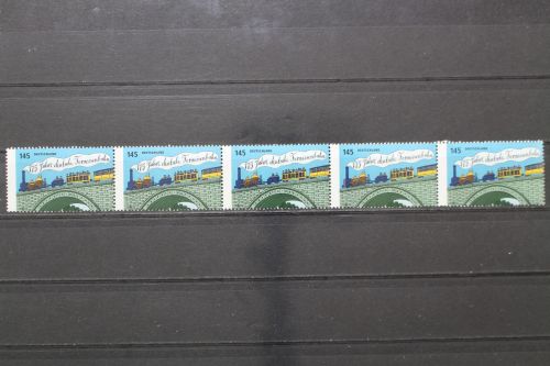 Deutschland (BRD), MiNr. 3070 PF II, 5er Streifen, postfrisch