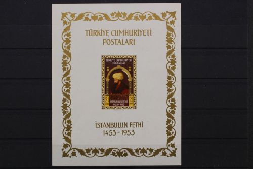 Türkei, MiNr. Block 5, postfrisch