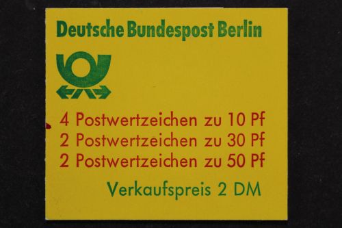 Berlin, MiNr. MH 10 bb mit Zählbalken, postfrisch, BPP Signatur