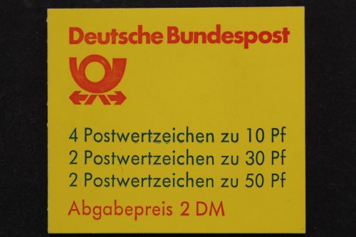 Deutschland, MiNr. MH 22 ae Quetschfalte, postfrisch, BPP Fotoattest