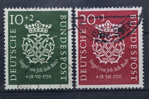 Deutschland (BRD), MiNr. 121-122, gestempelt