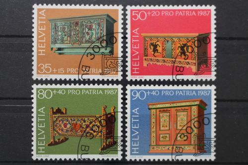 Schweiz, MiNr. 1345-1348, gestempelt