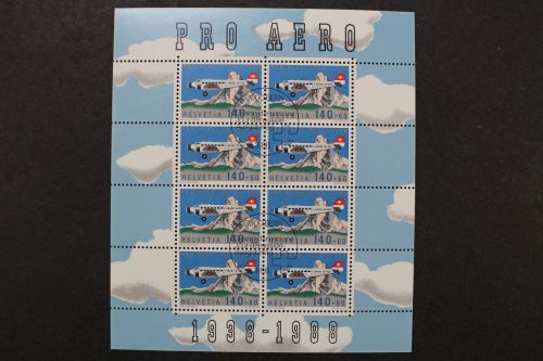 Schweiz, MiNr. 1369 Kleinbogen, ESST
