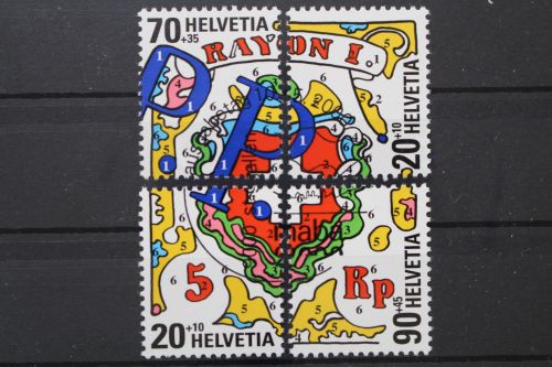 Schweiz, MiNr. 1722-1725, gestempelt