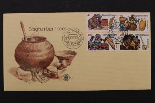 Bophuthatswana, MiNr. 37-40, FDC