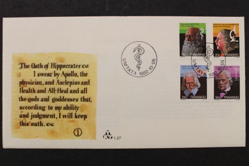 Transkei, MiNr. 107-110, FDC