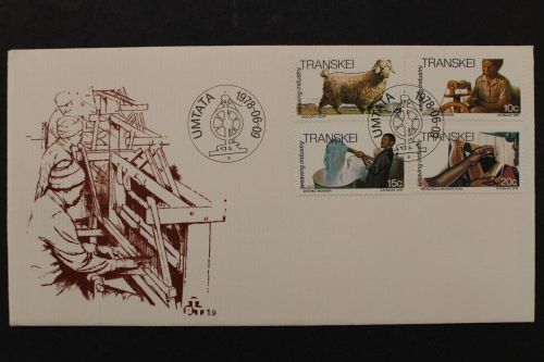 Transkei, MiNr. 37-40, FDC