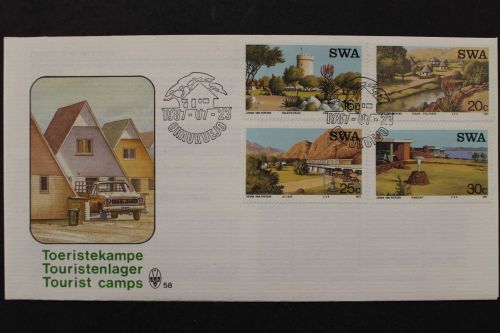 Südwestafrika, MiNr. 609-612, FDC