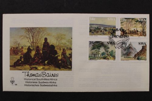 Südwestafrika, MiNr. 600-603, FDC