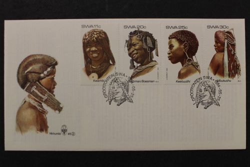 Südwestafrika, MiNr. 554-557, FDC
