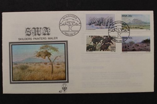 Südwestafrika, MiNr. 541-544, FDC