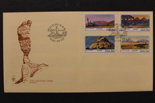 Südwestafrika, MiNr. 524-527, FDC