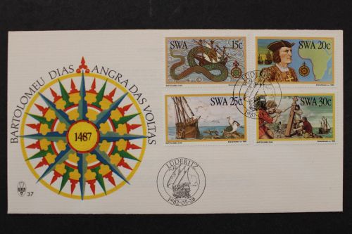 Südwestafrika, MiNr. 520-523, FDC
