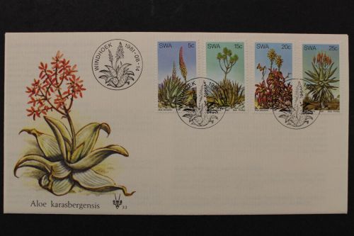 Südwestafrika, MiNr. 504-507, FDC
