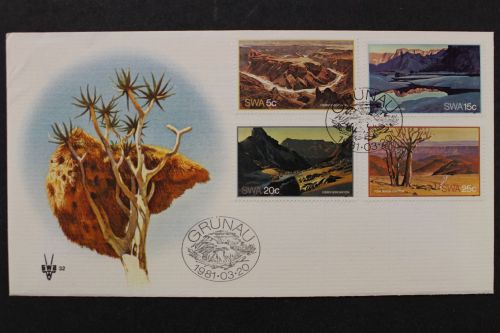Südwestafrika, MiNr. 500-503, FDC
