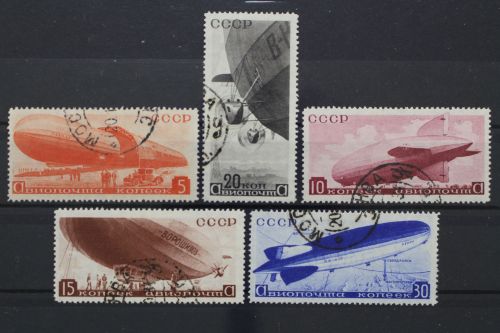 Sowjetunion, MiNr. 483-487, gestempelt