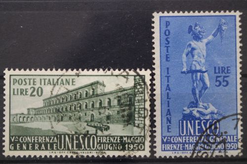 Italien, MiNr. 791-792, gestempelt