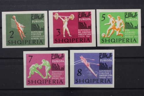 Albanien, MiNr. 763-767 B, postfrisch