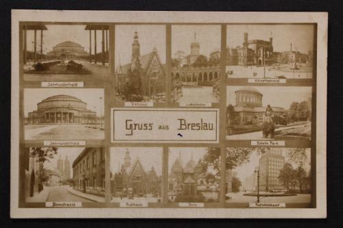 Bresau, Jahrhunderhaus, Rathaus, Hauptbahnhof, Dom, Liebichhöhe
