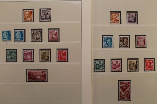 Französische Zone, Teilsammlung mit besseren Ausgaben