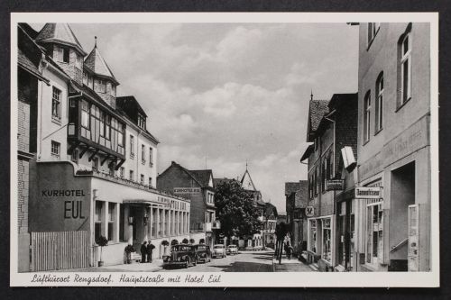 Rengsdorf, Hauptstraße mit Hotel Eul