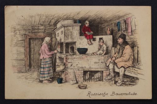 Russische Bauernstube