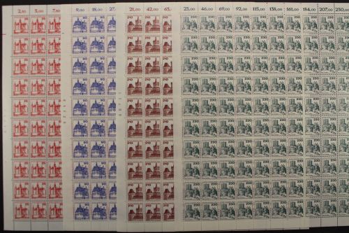 Berlin, MiNr. 587-590 A, 100er Bogen, postfrisch