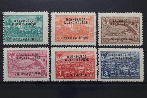 Albanien, MiNr. 396-401, Falz