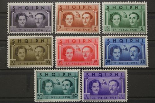 Albanien, MiNr. 264-271, Falz