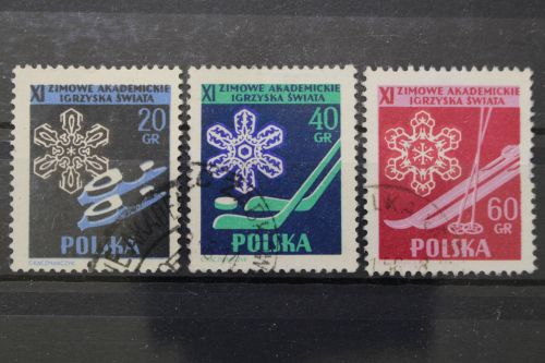 Polen, MiNr. 956-958, gestempelt