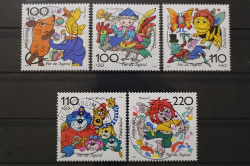 Deutschland (BRD), MiNr. 1990-1994 zentrisch Meckenheim, EST