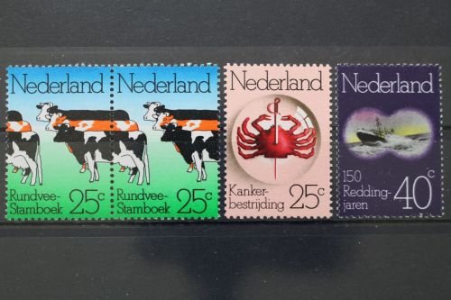 Niederlande, MiNr. 1032-1034, (1032 im Paar), postfrisch