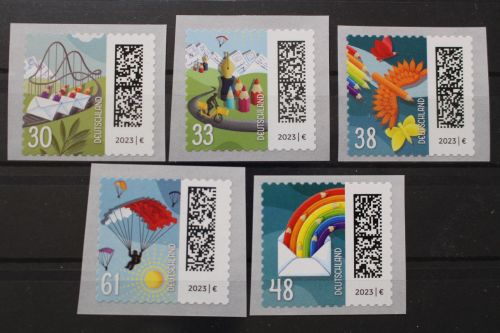 Deutschland (BRD), MiNr. 3740-3744 skl. mit Zählnummern, postfrisch