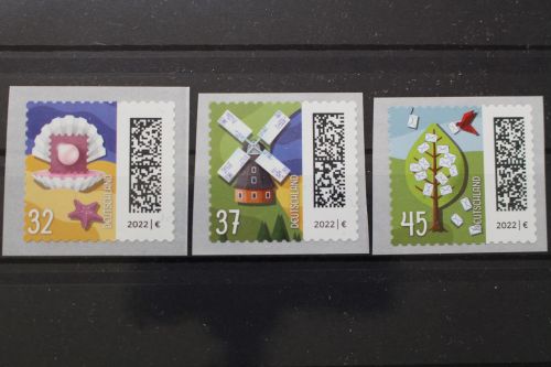 Deutschland (BRD), MiNr. 3711-3713 skl. mit Zählnummern, postfrisch