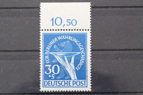 Berlin, MiNr. 70 PF I, Oberrand, postfrisch, BPP Fotoattest