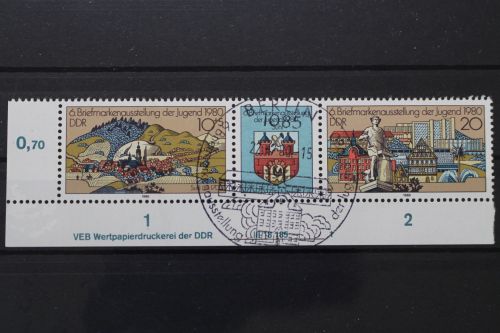 DDR, MiNr. 2532-2533 Zd, Ecke links unten, DV 1, ESST