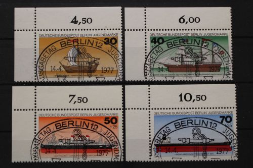 Berlin, MiNr. 544-547 Ecken links oben, ESST