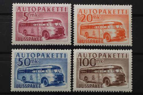 Finnland Autopaketmarken, MiNr. 6-9, postfrisch