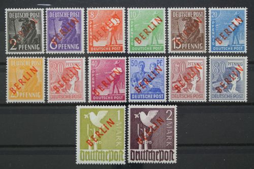 Berlin, MiNr. 21-34, postfrisch, BPP Signatur