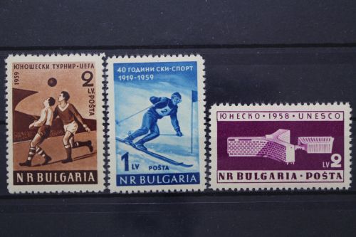Bulgarien, MiNr. 1101, 1102 + 1103 A, postfrisch