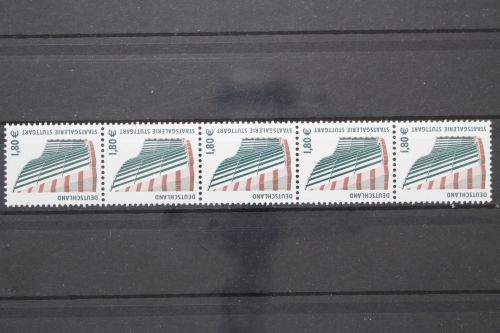 Deuschland (BRD), MiNr. 2313 R Fünferstreifen, ZN 410, postfrisch