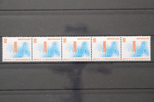 Deutschland (BRD), MiNr. 2009 R Fünferstreifen, ZN 85, postfrisch