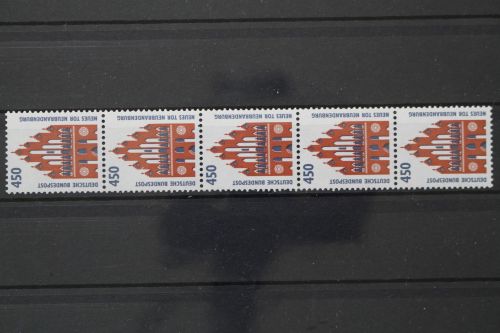 Deutschland (BRD), MiNr. 1623 R I Fünferstreifen, ZN 150, postfrisch