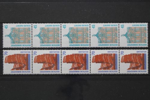 Deutschland (BRD), MiNr. 1468-1469 R II Fünferstreifen, postfrisch