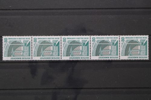 Deutschland (BRD), MiNr. 1342 R I Fünferstreifen, ZN 065, postfrisch