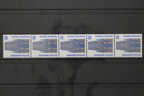 Deutschland (BRD), MiNr. 1340 R II Fünferstreifen, ZN 370, postfrisch