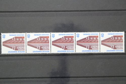 Deutschland (BRD), MiNr. 1379 R Fünferstreifen, ZN 430, postfrisch