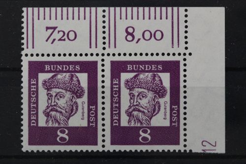 Deutschland (BRD), MiNr. 349 x DZ 12, postfrisch